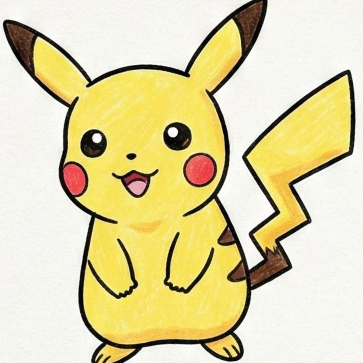 How to Draw Pikachu Step by Step for Kids and Beginners