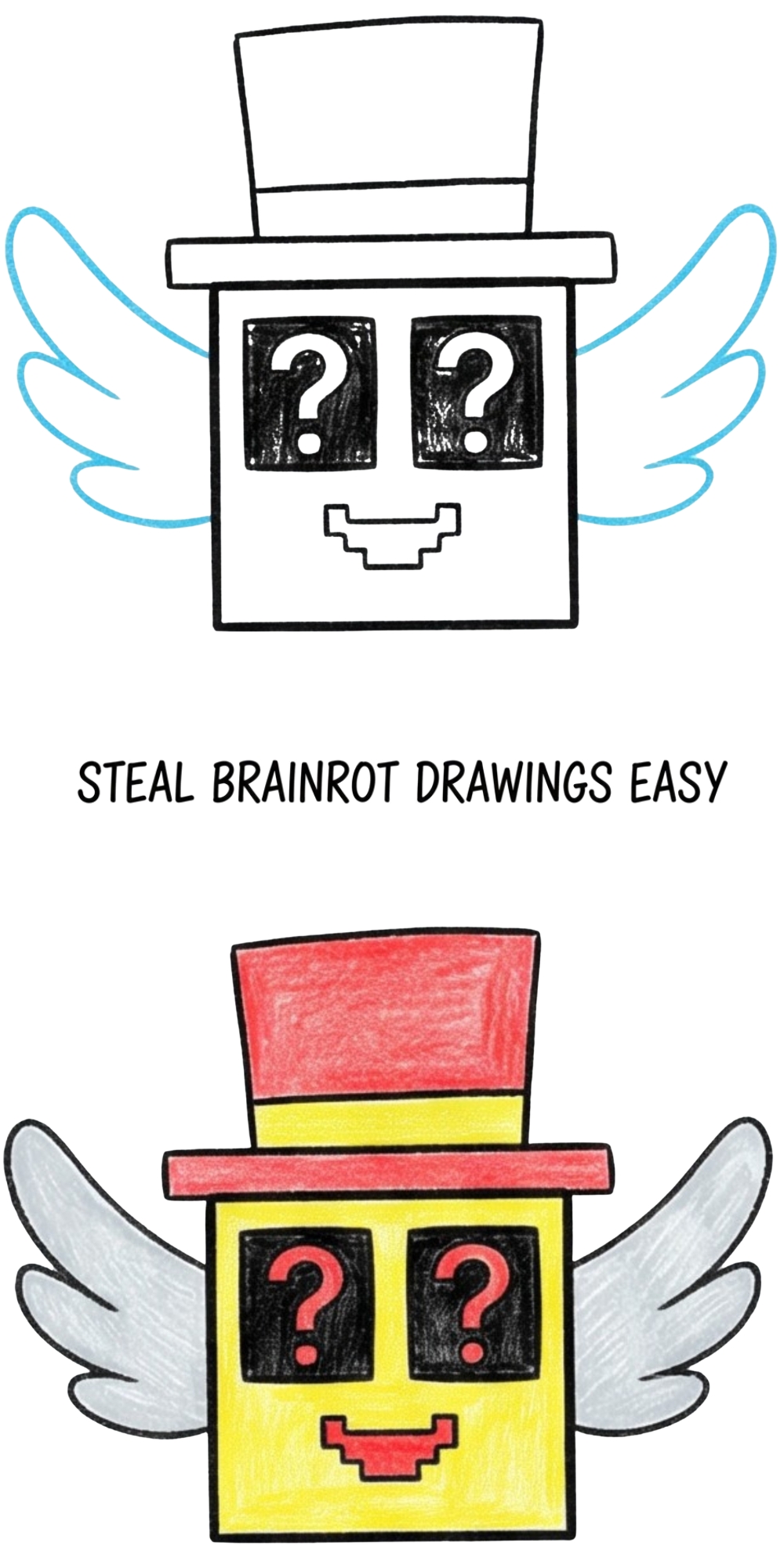Steal a Brainrot Drawings Easy: Fun Step by Step Guide for Kids