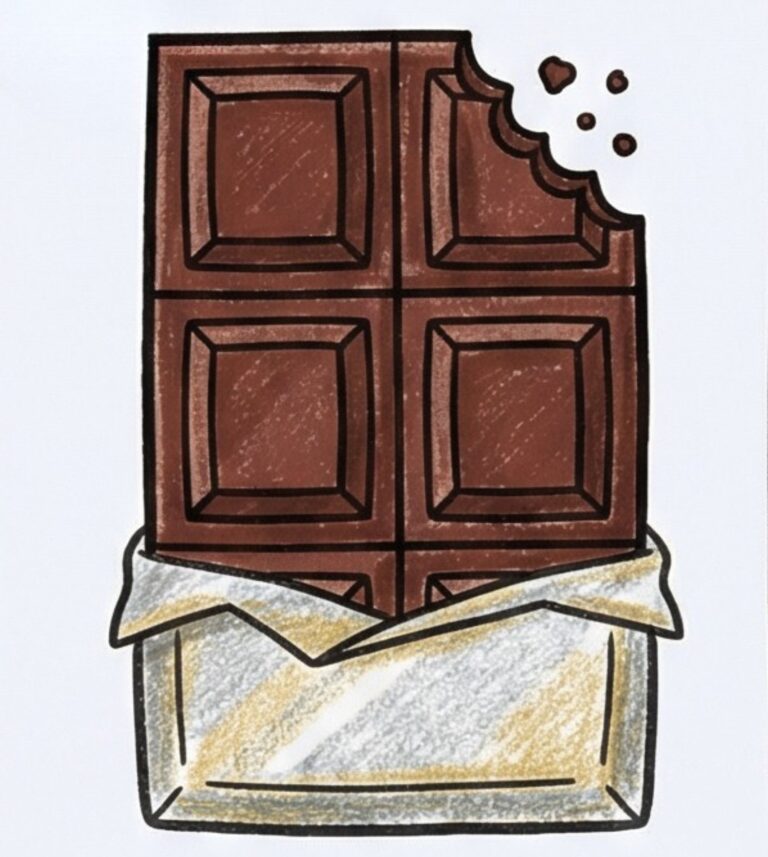 How to Draw Chocolate: A Sweet and Easy Doodle for Kids